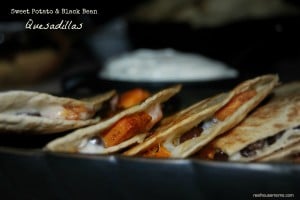 Sweet Potato & Black Bean Quesadillas