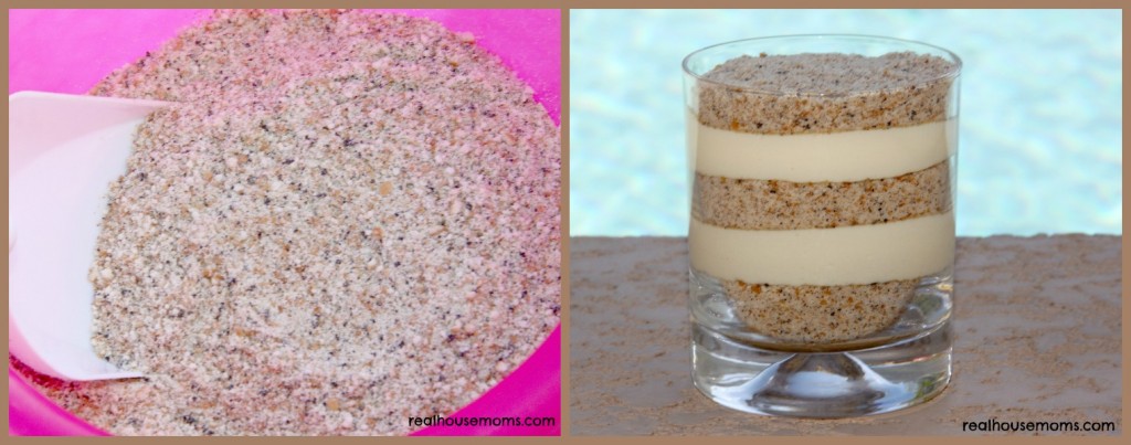 sand pudding collage