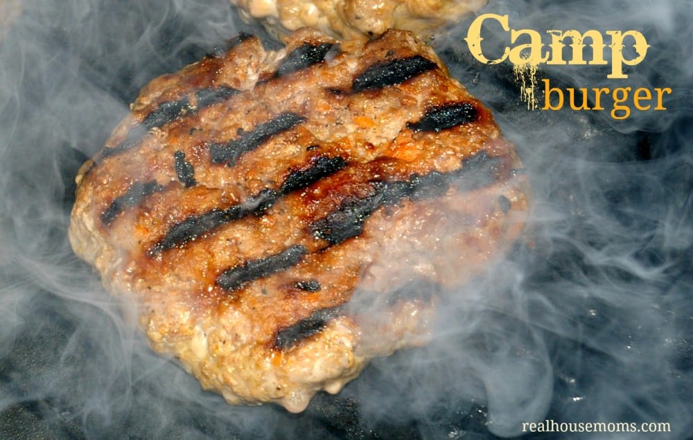 Camp burger #realhousemoms.com