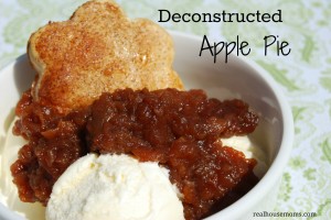 Deconstruceted Apple Pie | Real Housemoms