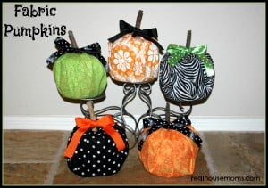 Fabric Pumpkins