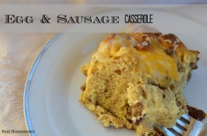 Egg and Sausage Casserole | Real Housemoms