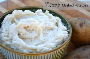 Mom's Mashed Potatoes | Real Houemoms