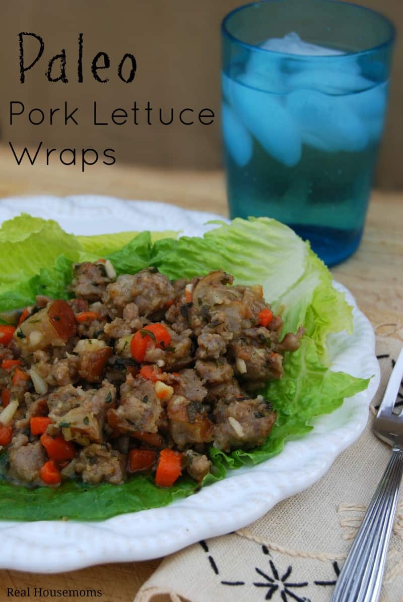 Paleo Pork Lettuce Wraps | Real Housemoms