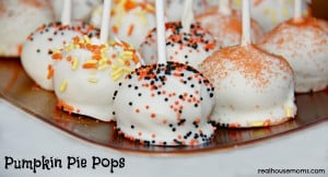 Pumpkin Pie Pops