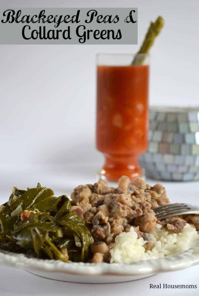 Blackeyed Peas and Collard Greens | Real Housemoms