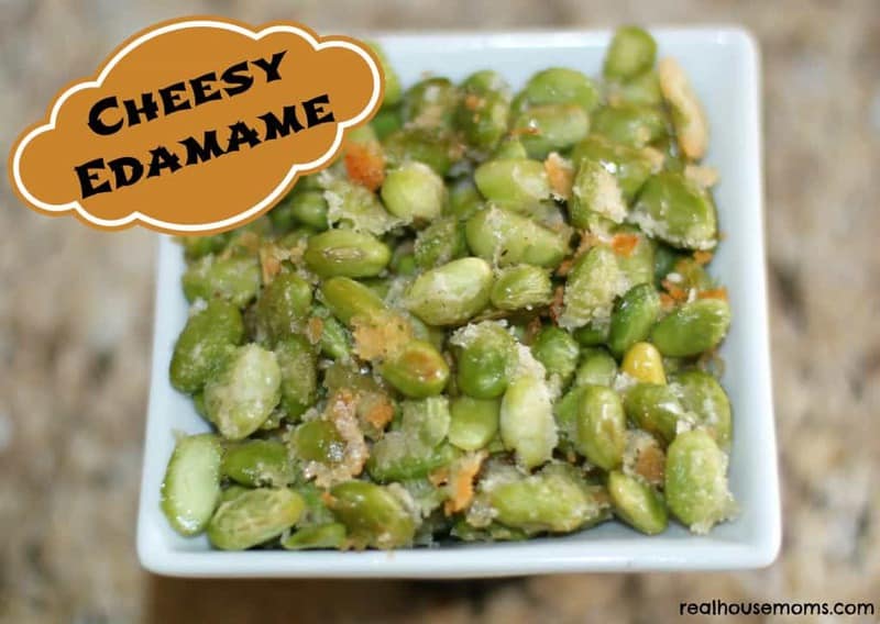 Cheesy Edamame