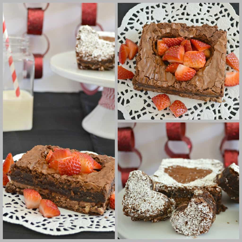Symphony Brownies | Real Housemoms |Easy and beautiful brownies #valentinesday #easydessert