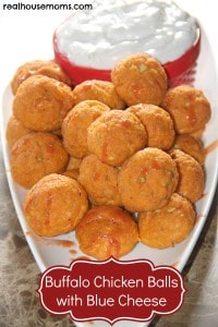 Buffalo Chicken Balls with Blue Cheese