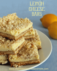 Lemon Cheese Bars Chocolate chocolate