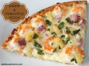 Shrimp and Pineapple Pizza