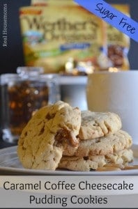 Sugar Free Caramel Coffee Cheesecake Pudding Cookies