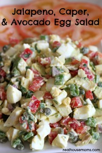 Jalapeno, Caper, & Avocado Egg Salad
