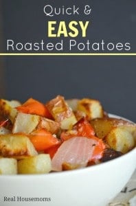 Quick & EASY Roasted Potatoes | Real Housemoms