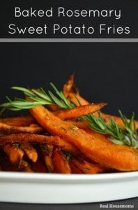 Baked Rosemary Sweet Potato Fries | Real Housemoms