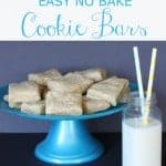 EASY NO BAKE Cookie Bars
