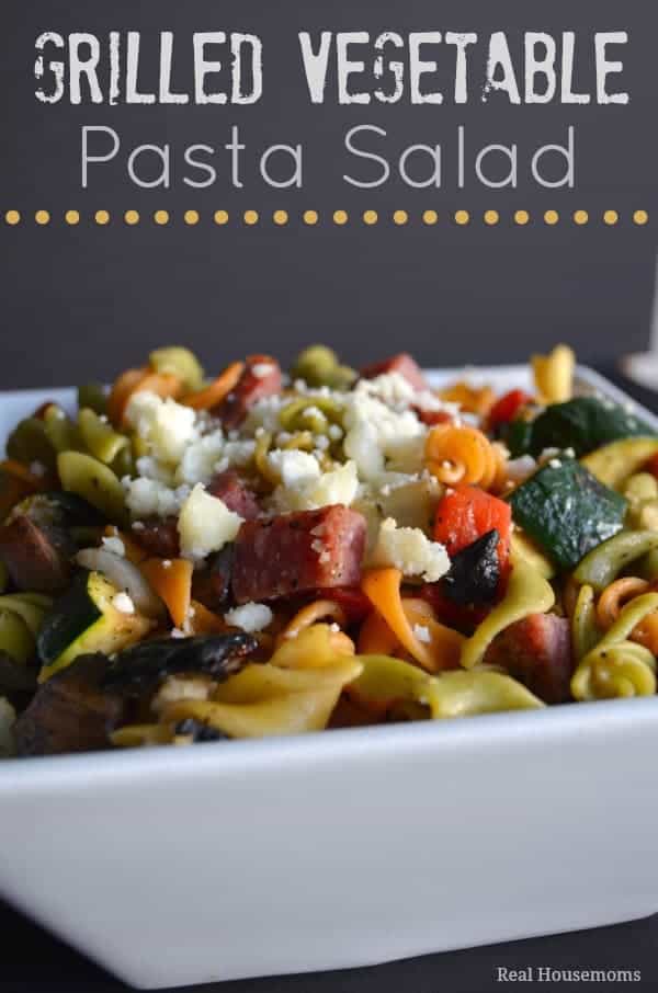 Grilled Vegetable Pasta Salad | Real Housemoms